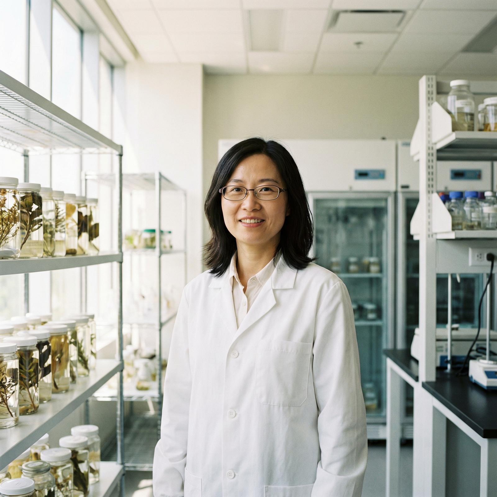 黄色仓库植物研究员张博士