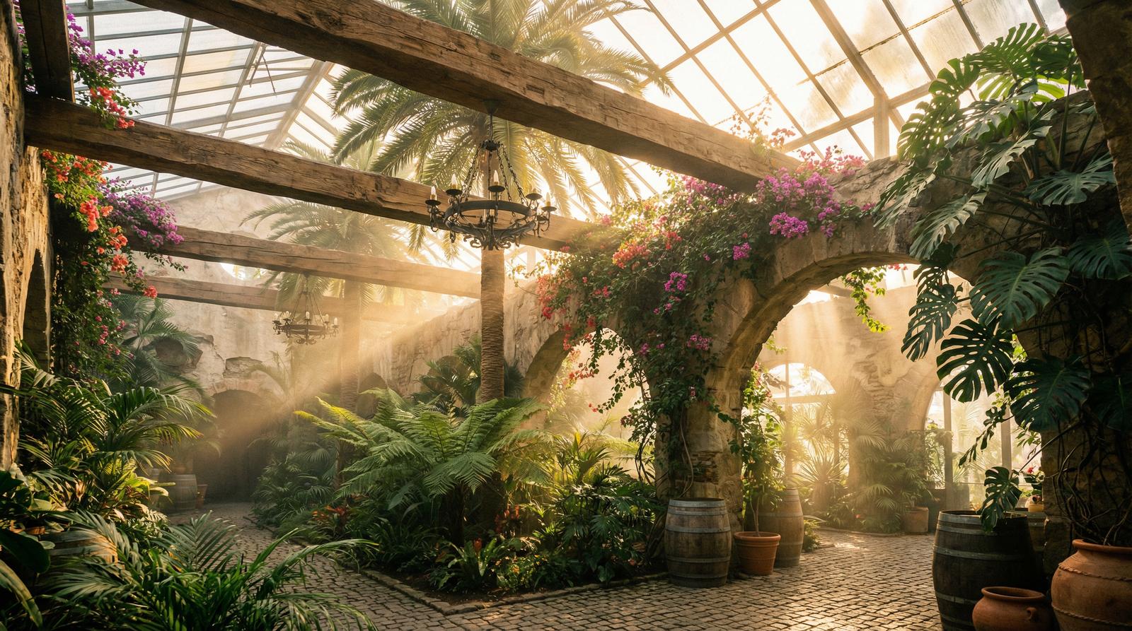 黄色仓库植物视频制作